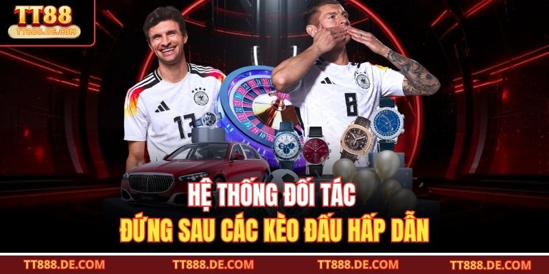 Hệ thống đối tác đứng sau các kèo đấu hấp dẫn