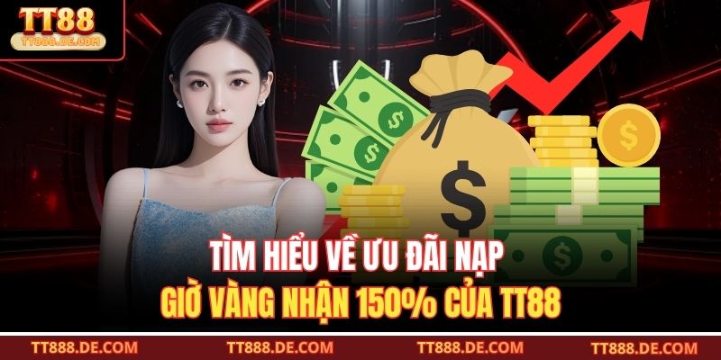 Tìm hiểu về ưu đãi nạp giờ vàng nhận 150% của TT88